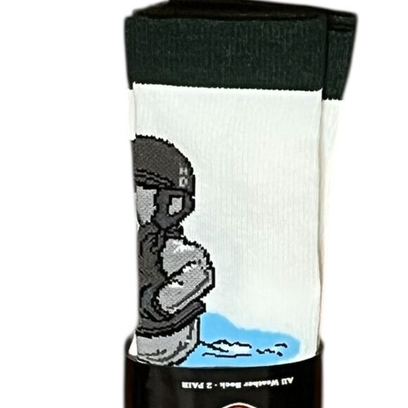 Harley-Davidson Motorcycle Biker Snowman Socks, 2 Pairs, Size L, NWT - Picture 6 of 9
